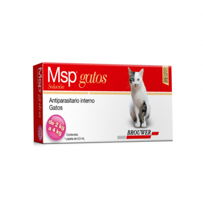 Desparasitante Para Gato MSP De 2 a 4 Kg